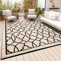 Pendolr Reversible Mats Outdoor Rug 9ftx12ft - Waterproof Portable Mat