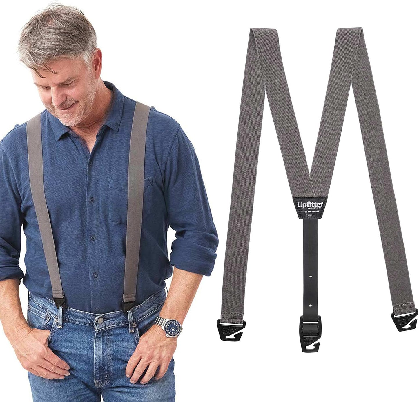 HIKERS Upfitter Hidden Suspenders for Men - Comfort & Fit