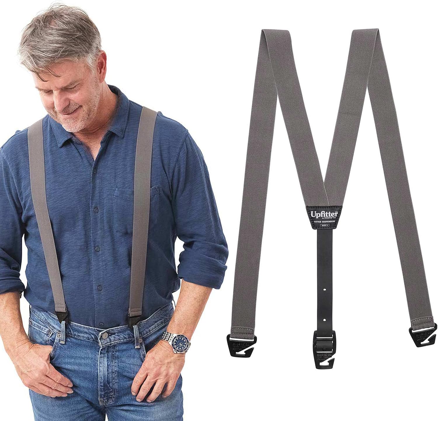 HIKERS Upfitter Hidden Suspenders for Men - Comfort & Style