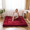 MAXYOYO Japanese Floor Mattress King Size - Thick Tatami Roll-Up Bed