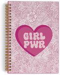 Preppy Hot Pink Spiral Notebook for Girls - Trendy Leopard Journal