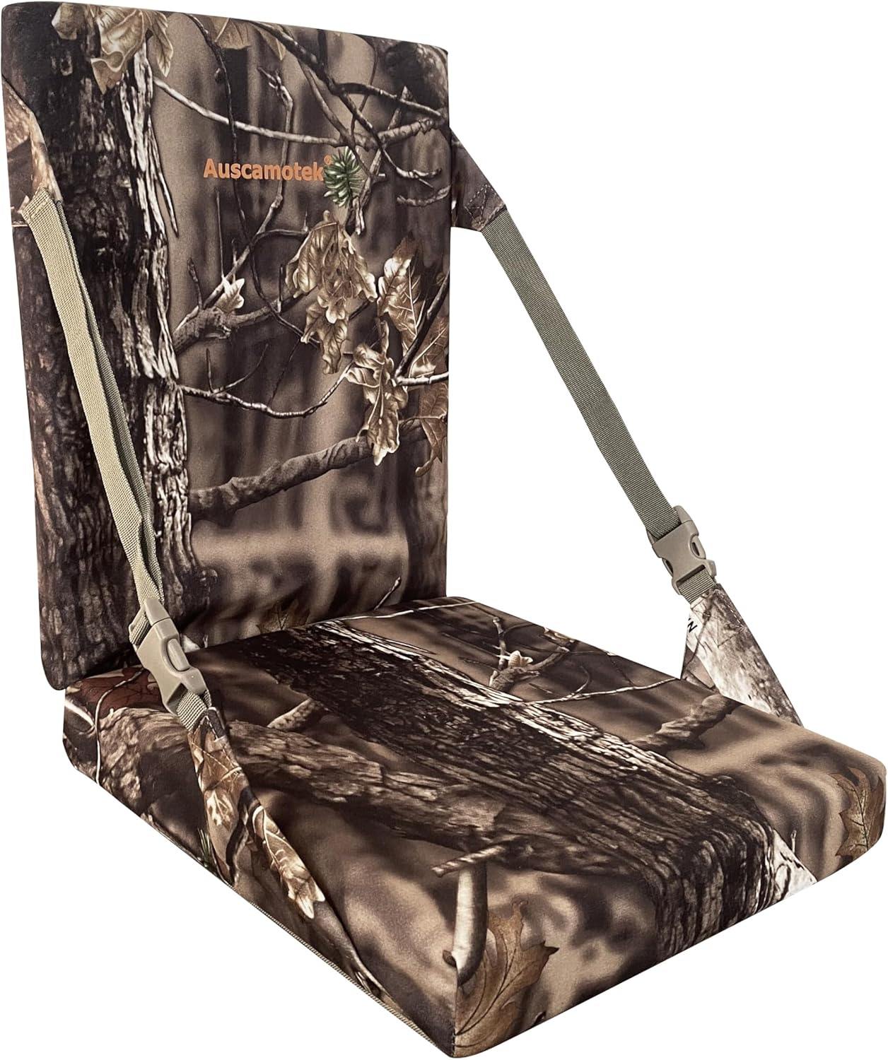 AUSCAMOTEK Camouflage Hunting Seat Cushion with Backrest Comfort