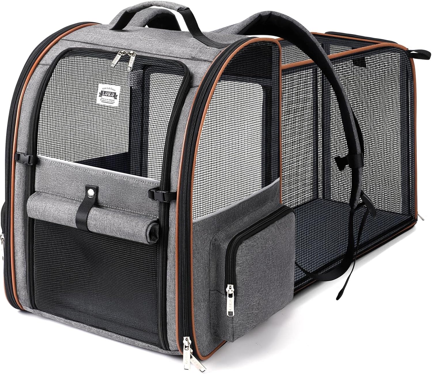 Lekebobor Extra Large Cat Backpack Carrier for Pets Comfort