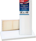 Stretched Canvas 18 x 48 in 3-Pack - Triple Primed Cotton Canvases