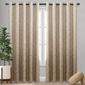 Ombre Blackout Curtains 84 Inch Length for Bedroom and Living Room