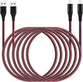 2Pack iPhone Charger Cable 10 Ft Lightning - Long Durable Charge