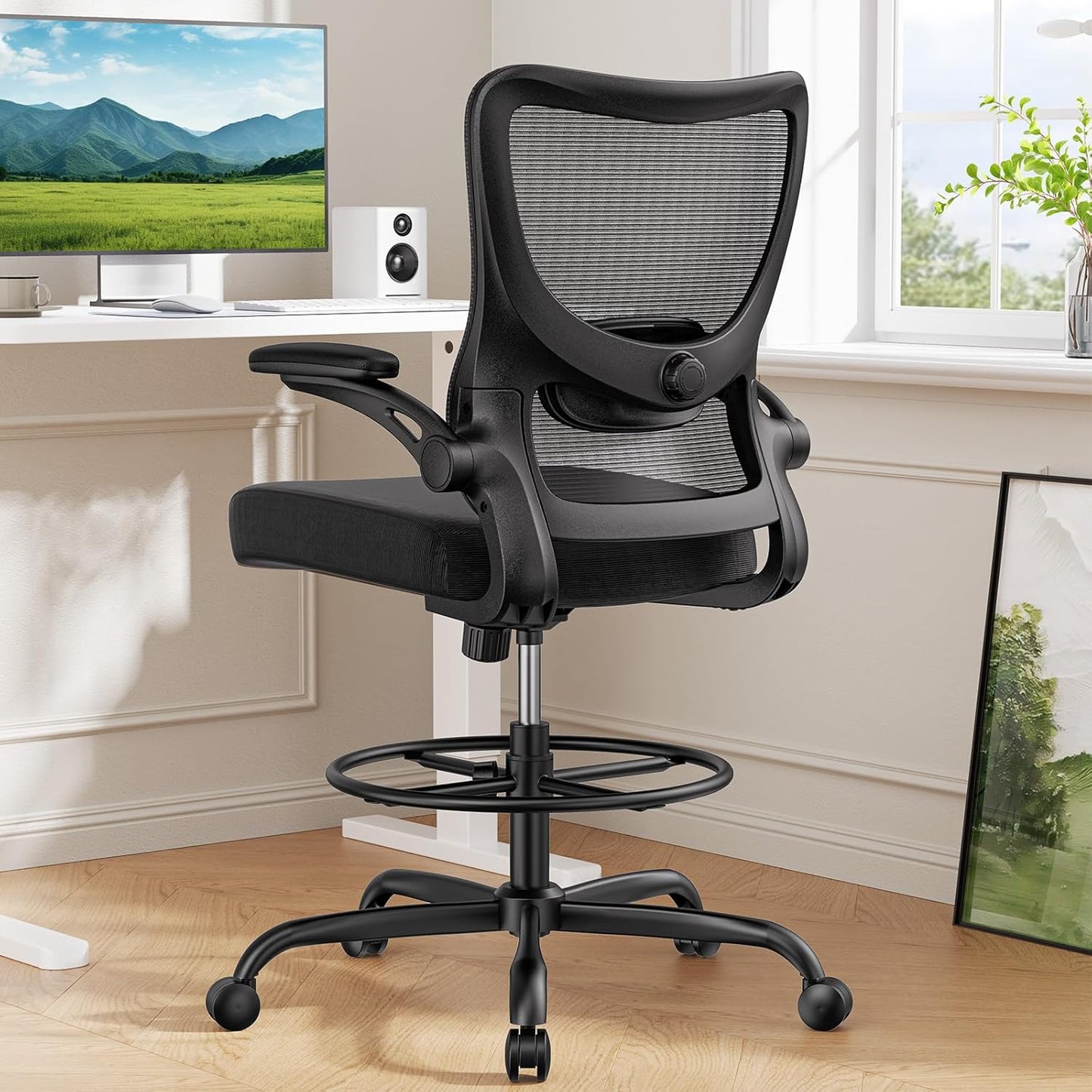 Ultimate Comfort: Marsail Tall Drafting Chair