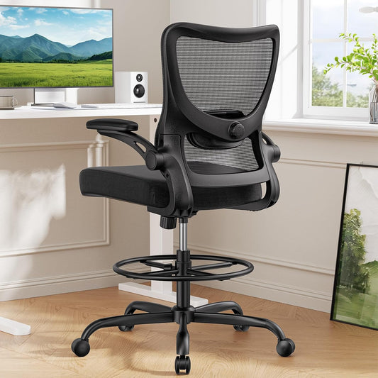 Ultimate Comfort: Marsail Tall Drafting Chair