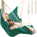 Hanging Hammock Chair Swing - Spacious Full-Body Support