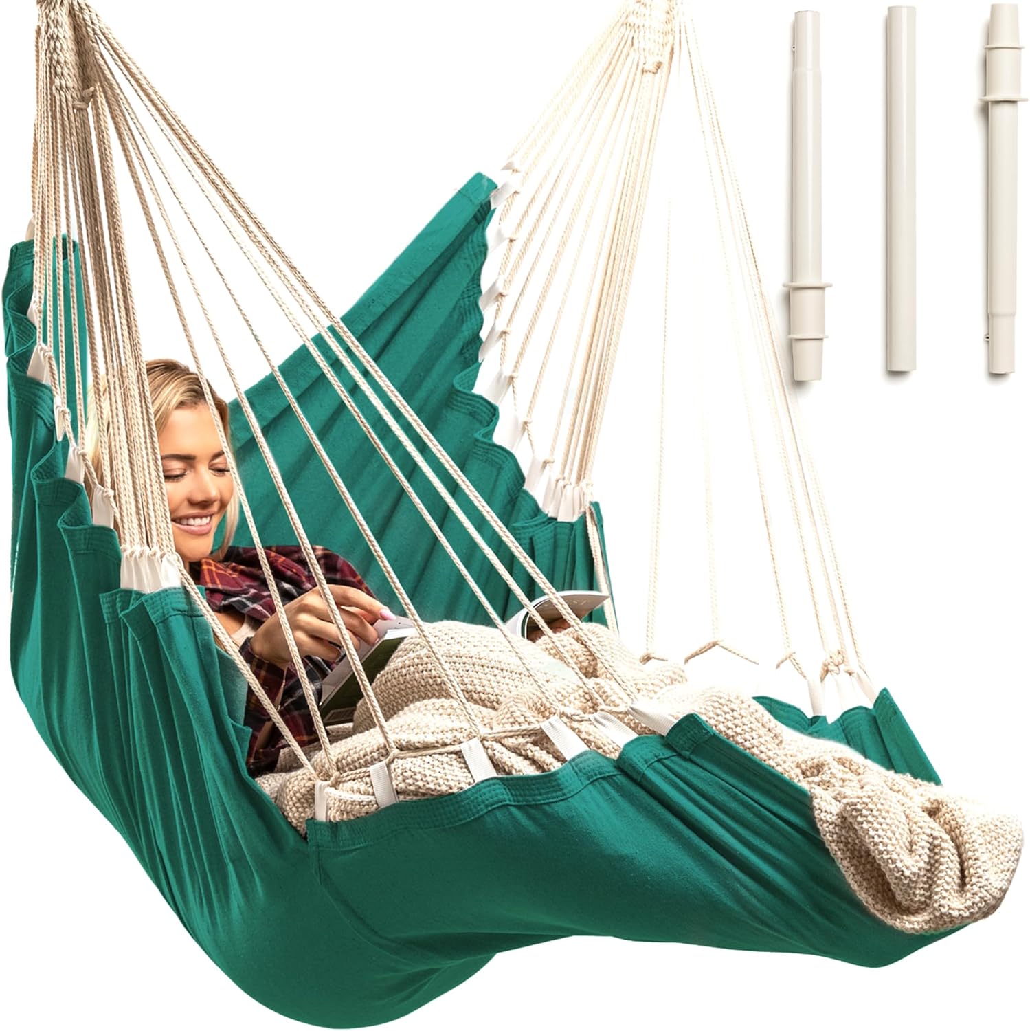 Hanging Hammock Chair Swing for Indoor and Outdoor Relaxation