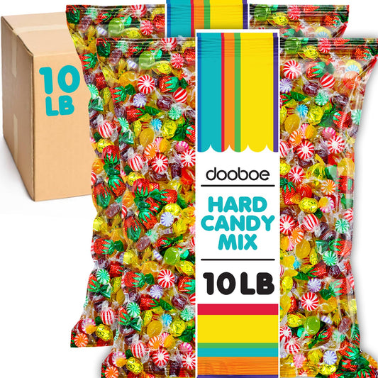 Dooboe Hard Candy Assortment - 10 LB Bulk Mixed Flavors