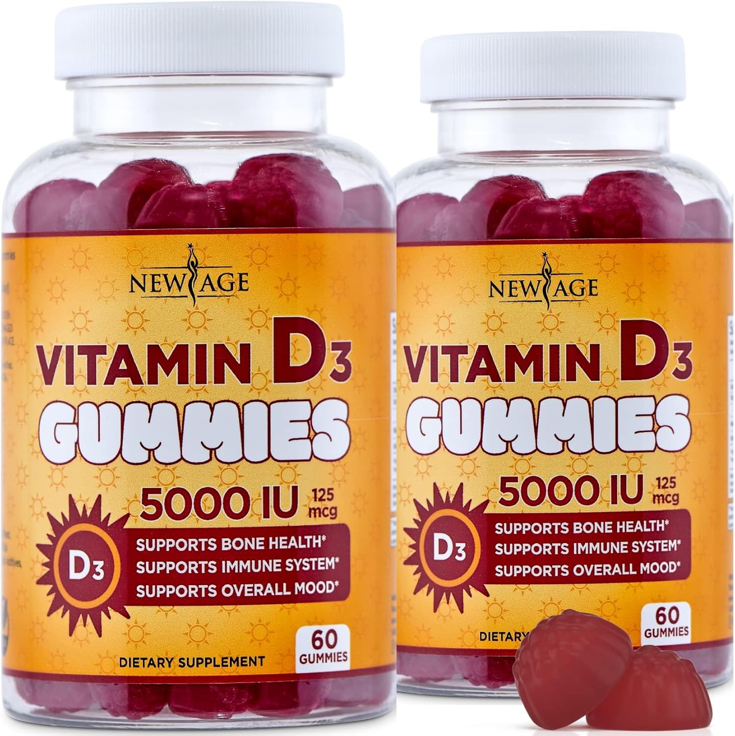 Delicious Vitamin D3 Gummies for Immune Support and Bone Health