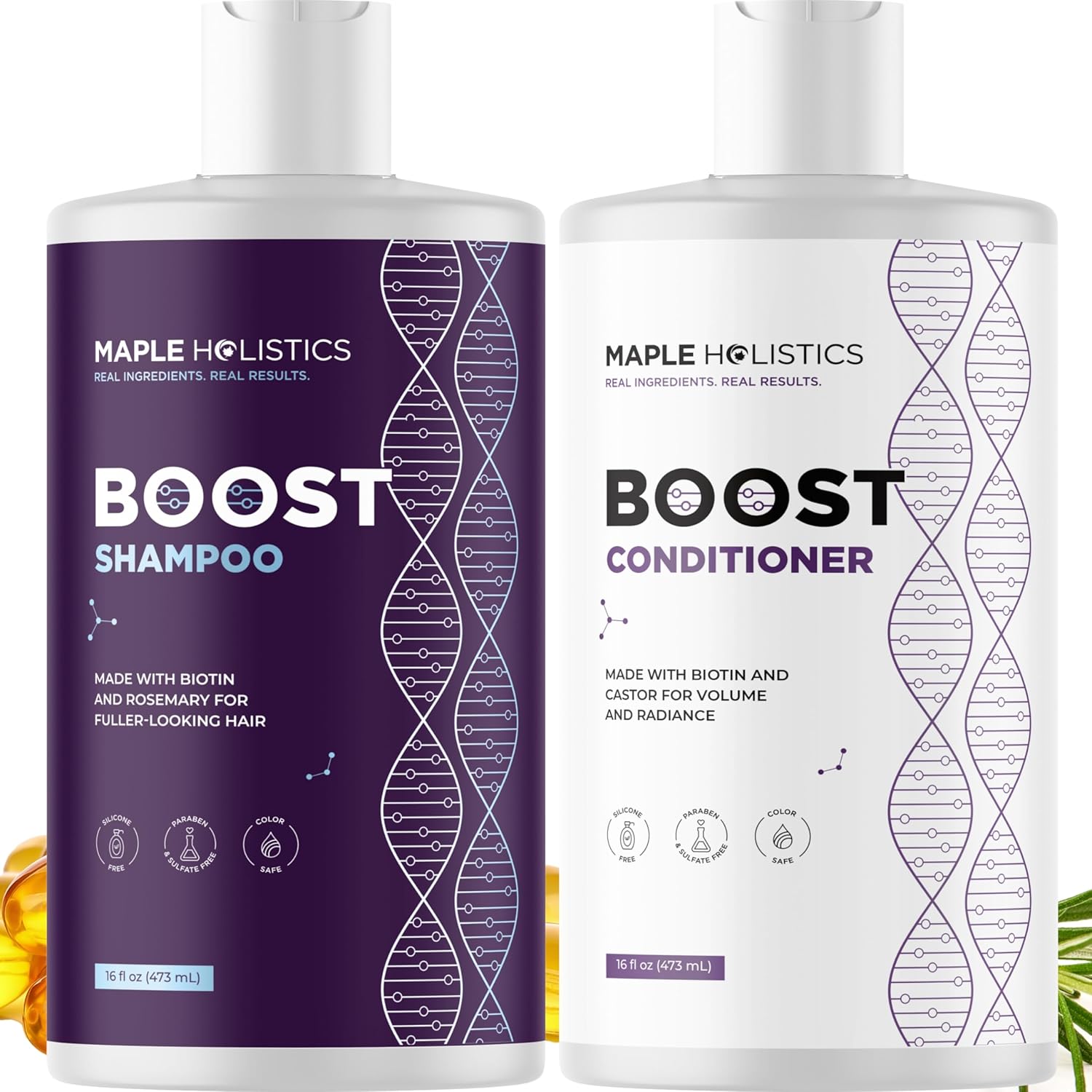 Advanced Biotin Shampoo and Conditioner Set for Thinning Hair