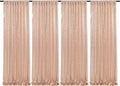 SoarDream Rose Gold Sequin Backdrop Curtains 4pcs 2ft x 8ft