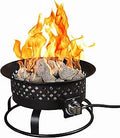 Portable 50,000 BTU Propane Fire Pit - Locking Lid & Carry Handle