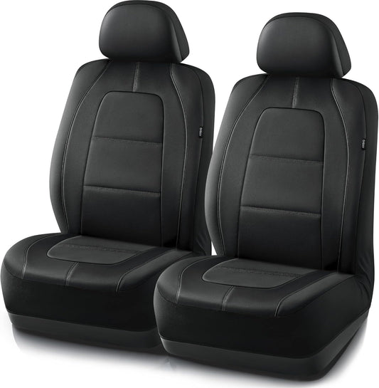 Road Comforts Leather Car Seat Covers for Sporty Comfort