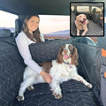 Convertible Back Seat Extender for Dogs - Half Seat Hammock