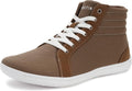 WHITIN Men's Wide Hi-top Minimalist Barefoot Sneakers - Zero