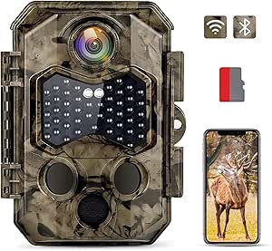 Hapimp Trail Camera WiFi 4K 32MP with Night Vision Features