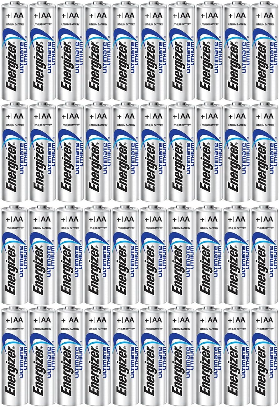 Energizer 40AA Ultimate Lithium Batteries for High-Tech Devices
