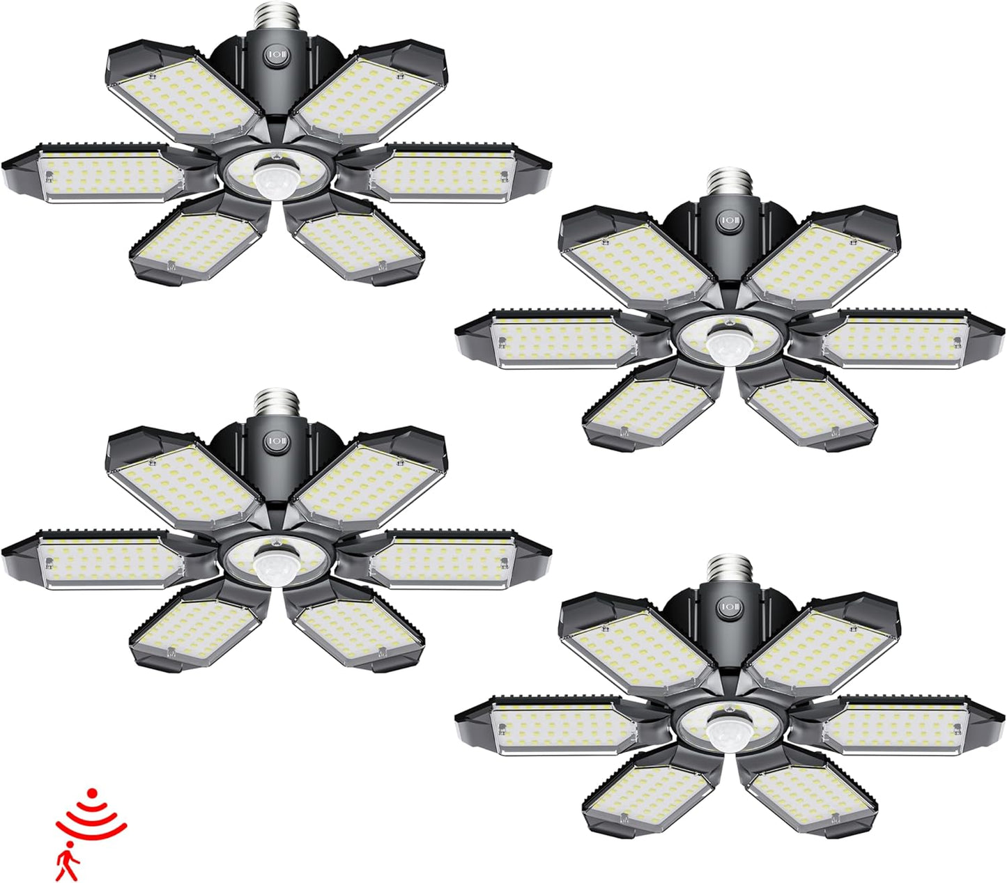 Motion Sensor Garage Light with 20000LM Brightness for Indoor Use