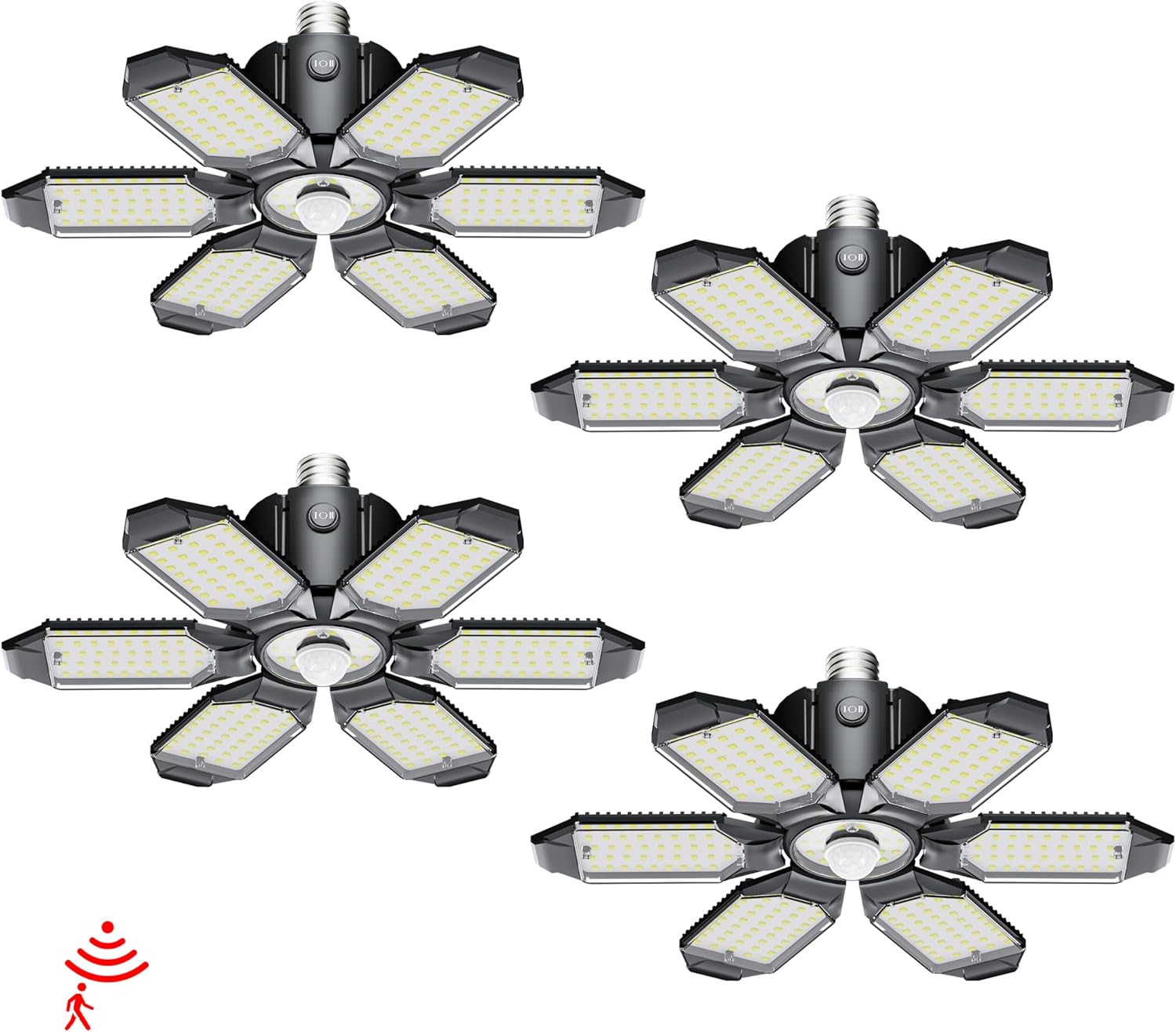 Motion Sensor Garage Light with 20000LM Brightness for Indoor Use