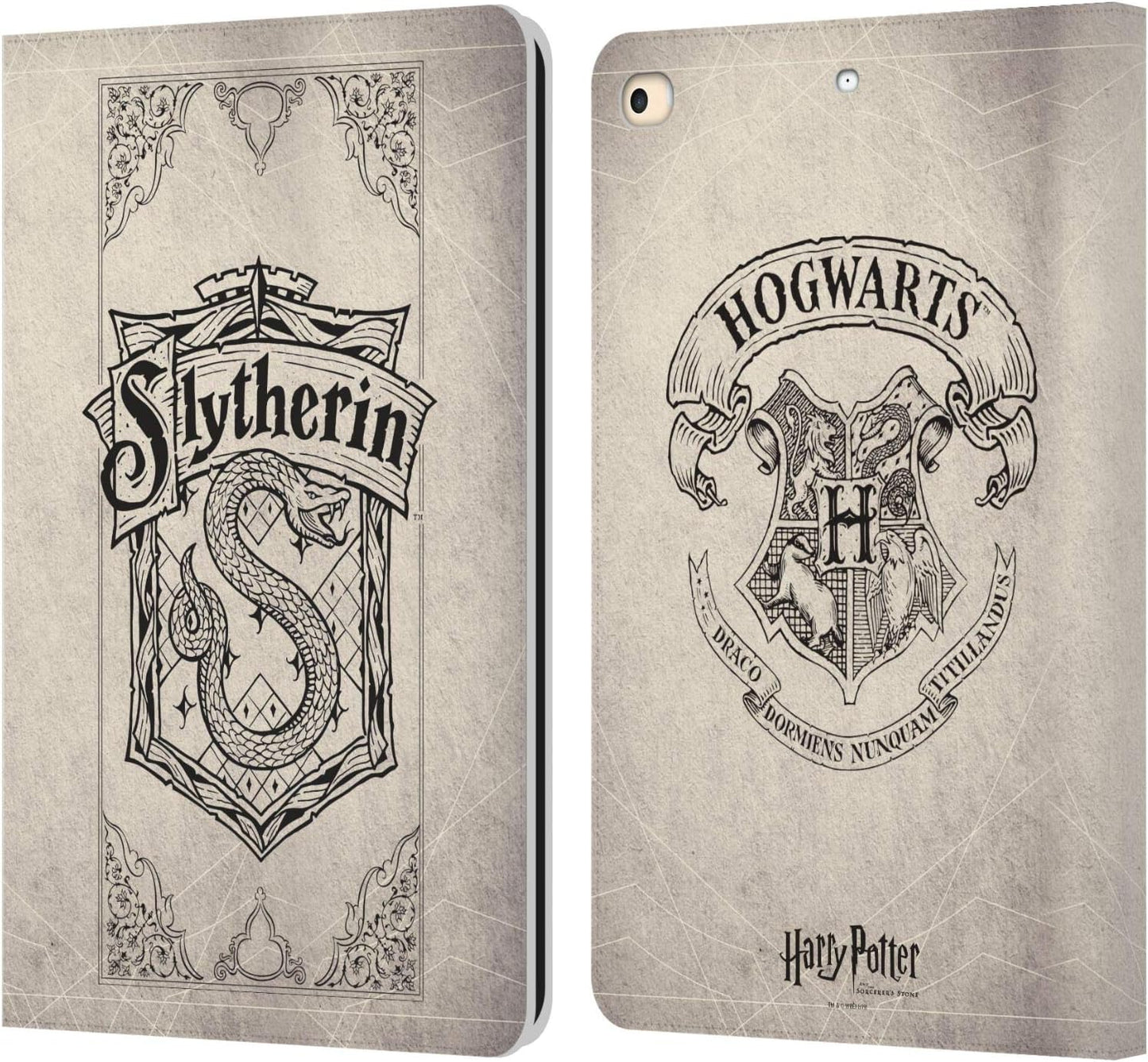 Harry Potter Slytherin Leather Wallet Case for iPad 9.7 2017/2018