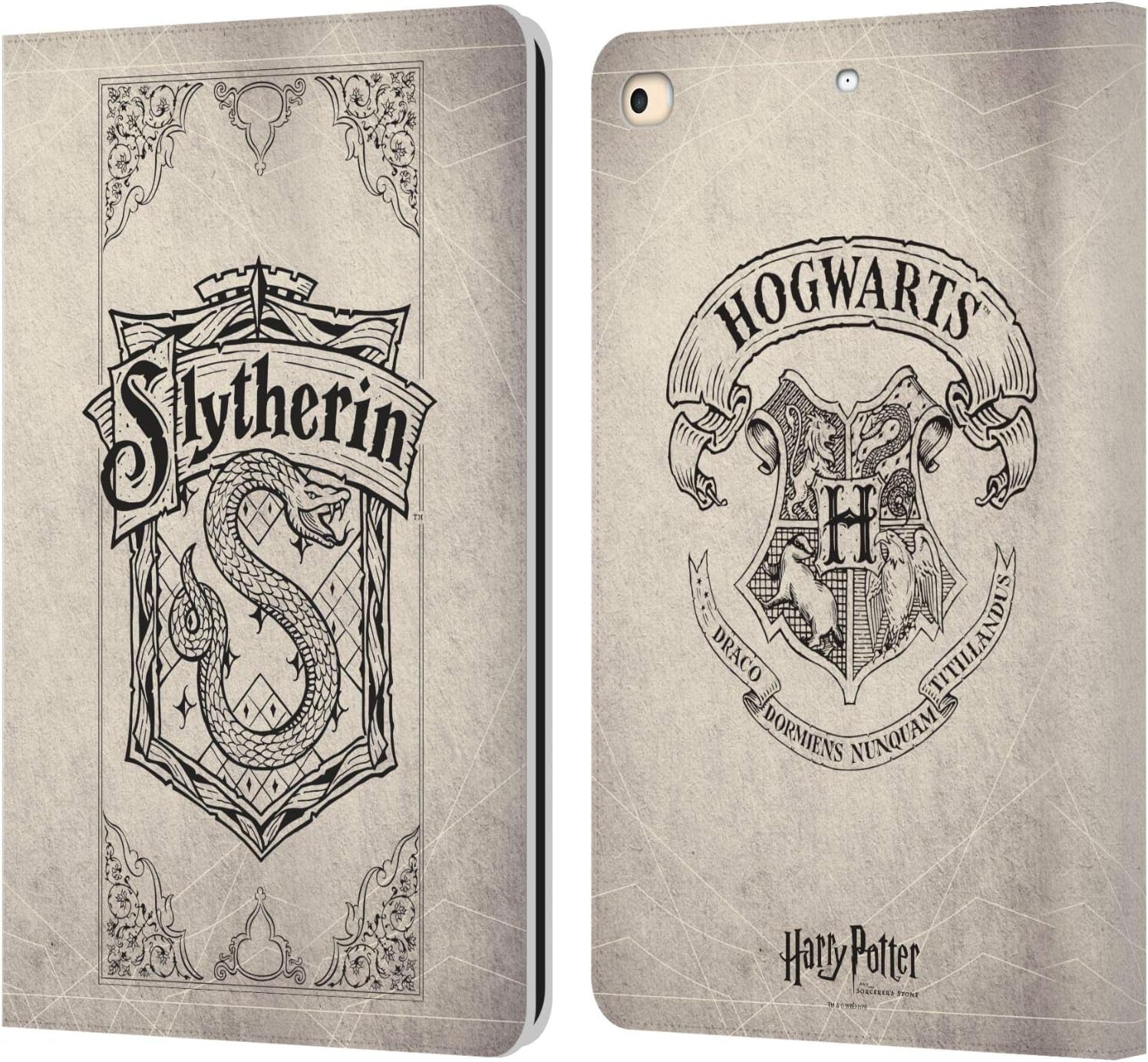 Harry Potter Slytherin Leather Wallet Case for iPad 9.7 2017/2018