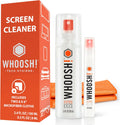 Laptop Screen Cleaner Duo - WHOOSH! 3.4oz + 0.3oz with 2 Microfiber
