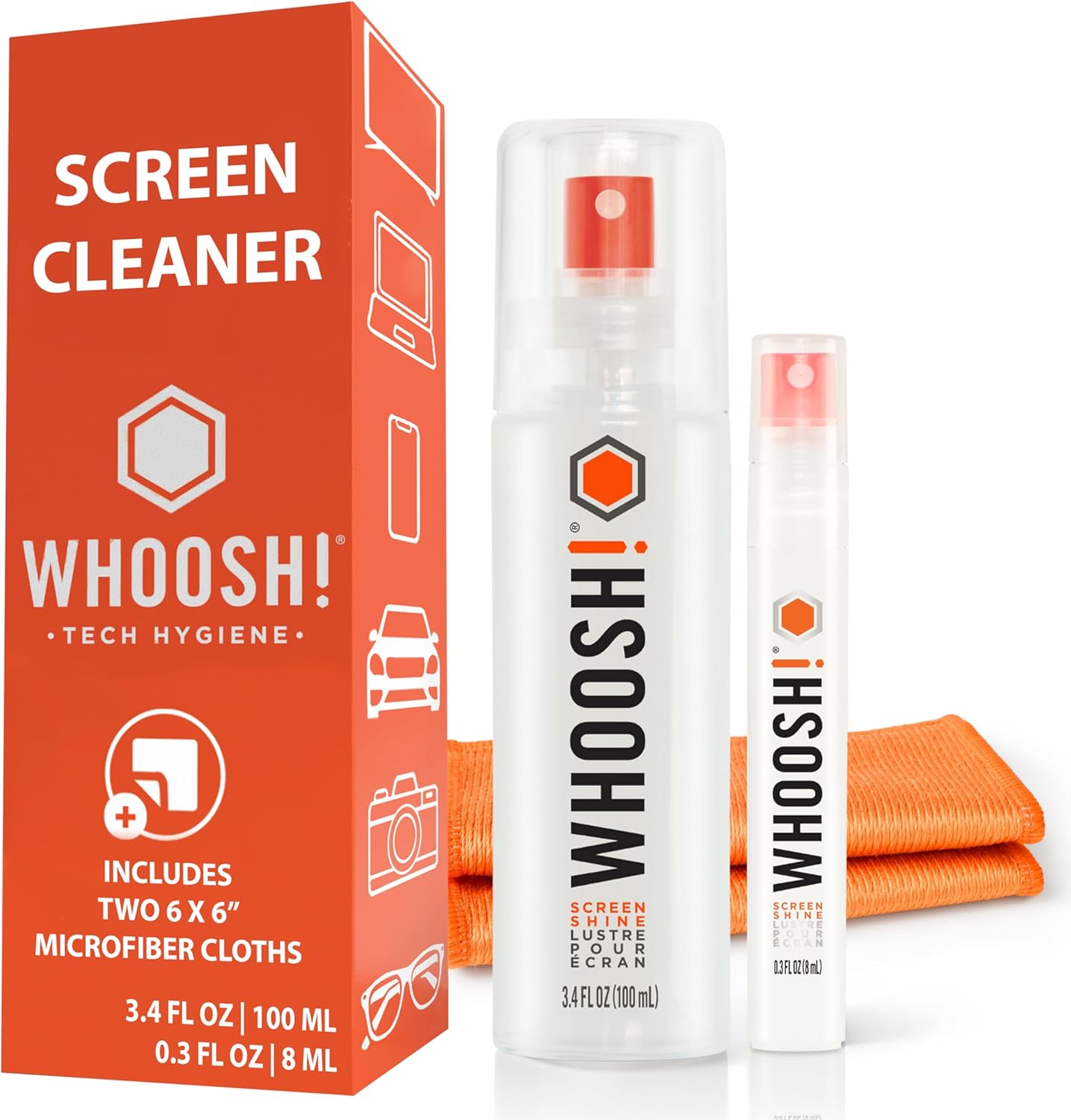 WHOOSH Laptop Screen Cleaner - Smudge-Free Shine!