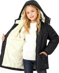 Funnycokid Girls' Winter Coat Puffer Jacket for Cold Weather