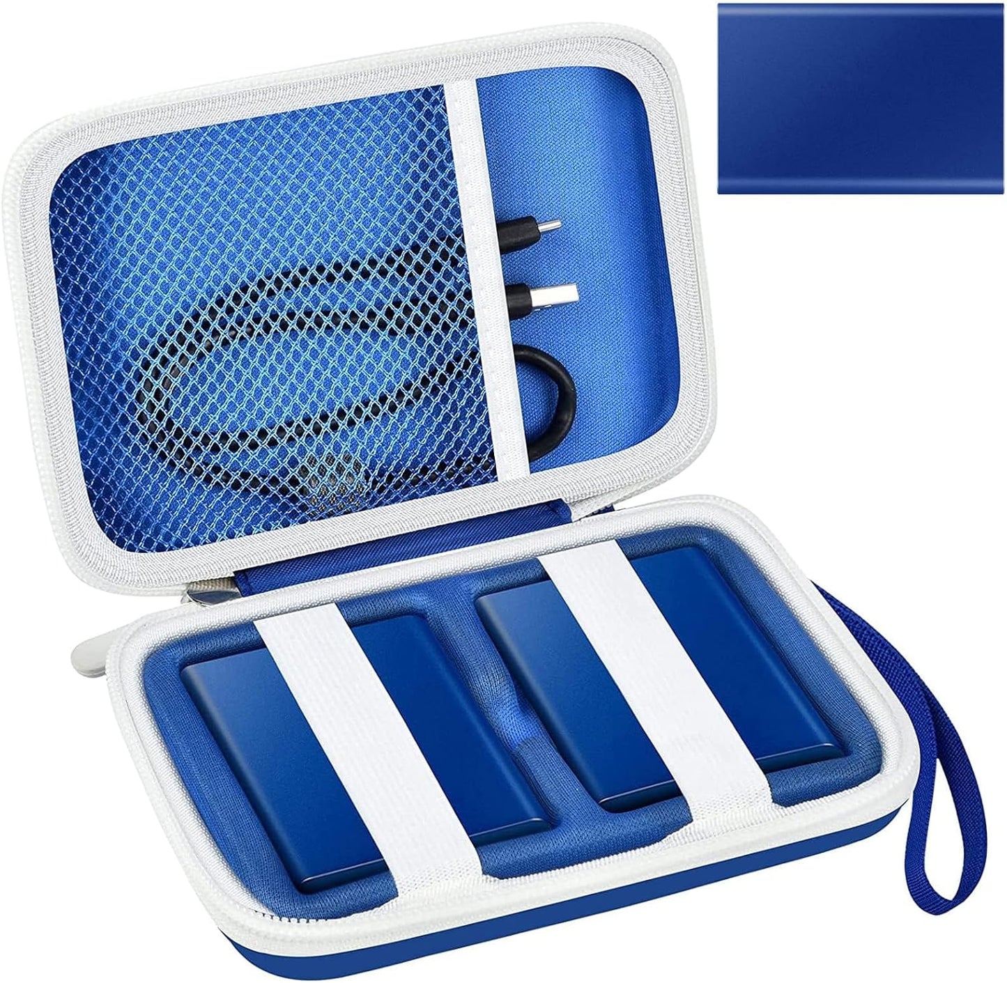 Blue Travel Case for Samsung T7 SSD - Organize Easily!