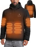 Heated Jacket for Men with 12V/20000mAh Battery Pack - Long Battery