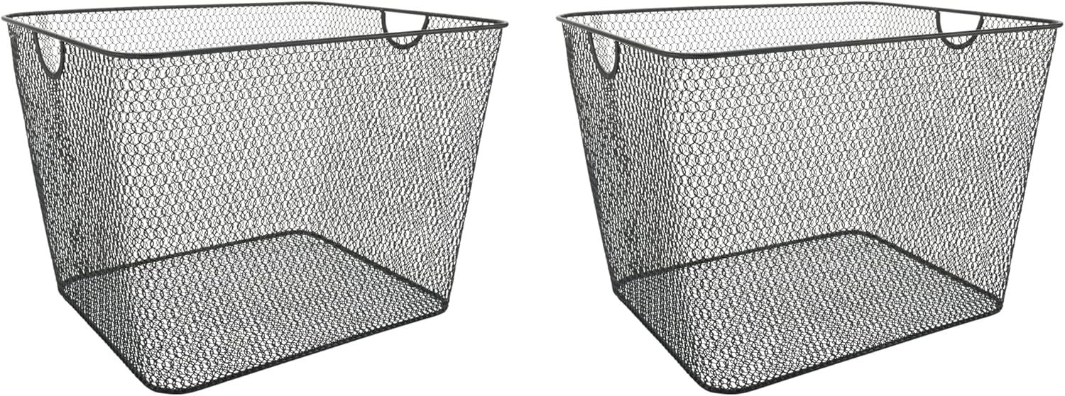 YBM Home Kitchen Pantry Organizer Wire Baskets for Shelves