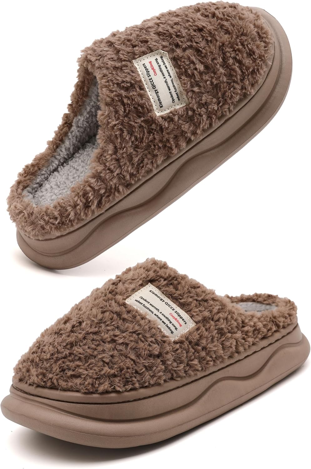 Cozy Memory Foam Slippers for Women and Men - Soft & Fuzzy