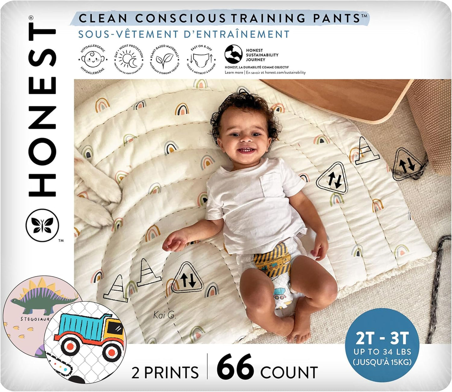 Clean Conscious Training Pants for Sensitive Skin - Hypoallergenic