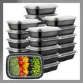 Meal Prep Containers 150 Set 24 oz - Stackable Leakproof Food Storage