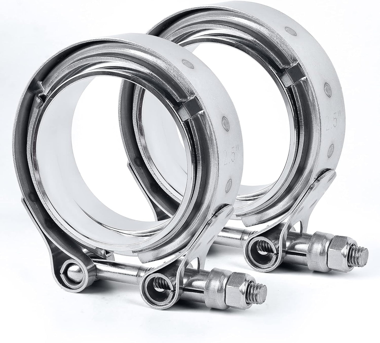 EVIL ENERGY V Band Clamp with Flange for Exhaust Systems