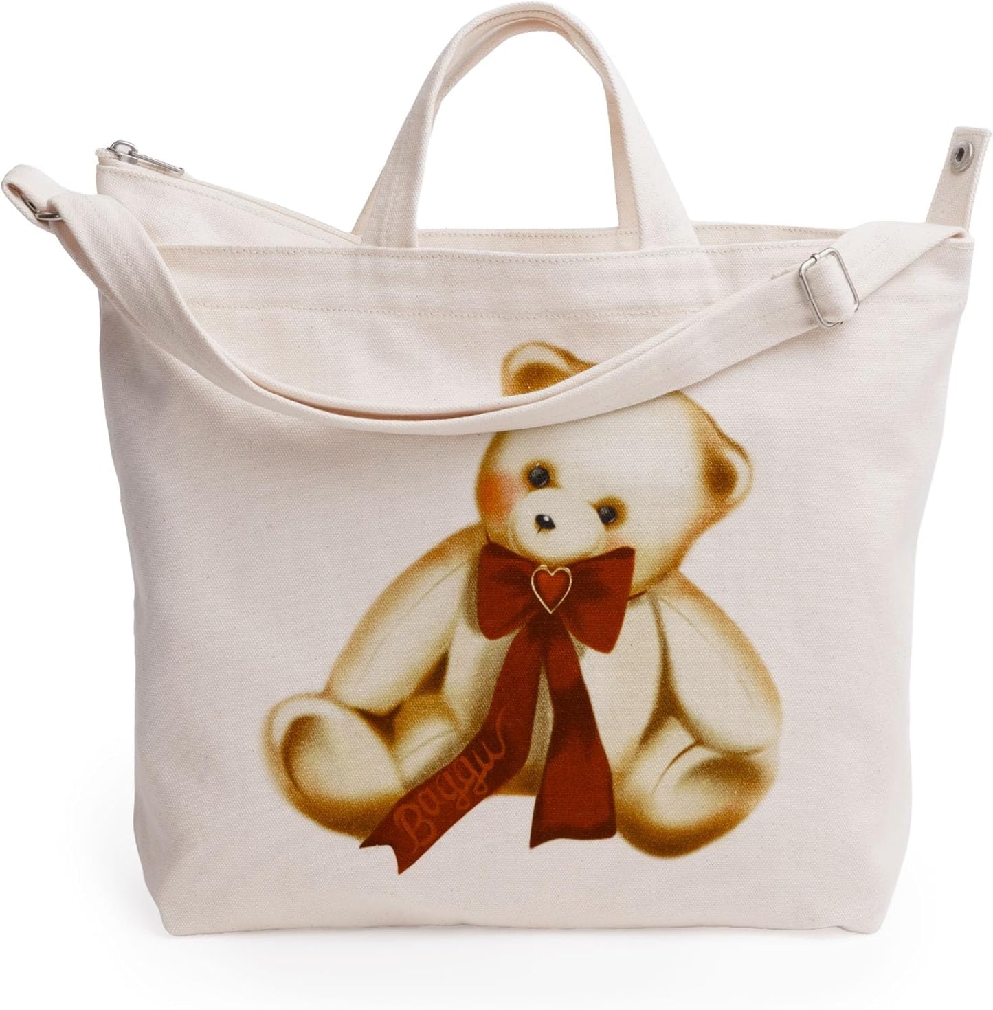 BAGGU Horizontal Zip Duck Bag for Everyday Use and Travel