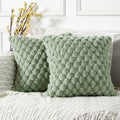 Yaertun Super Soft Cozy Faux Fur Throw Pillow Covers