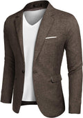 COOFANDY Men's Slim Fit Blazer One Button Sport Coat - Lightweight use