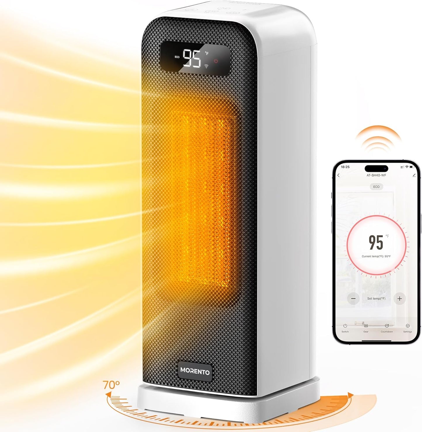 MORENTO Smart 1500W Wi-Fi Heater