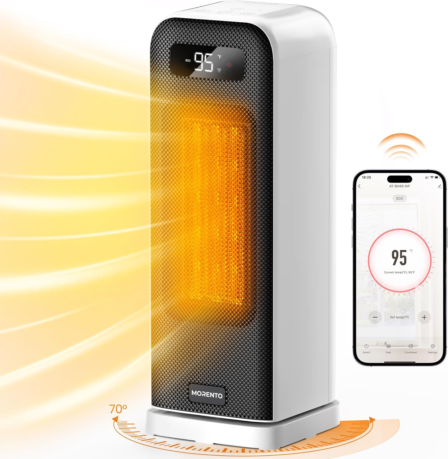 MORENTO Smart 1500W Wi-Fi Heater