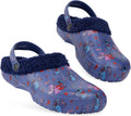 Disney Stitch Clogs for Women Winter Fleece Lining - Cozy Slip On
