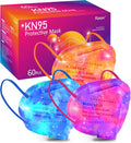 KN95 Face Masks Comfortable 5-Layer Cup Dust Safety Mask - Colorful