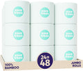 Save Trees Bamboo Toilet Paper 24 Rolls - Soft 3-Ply, Septic Safe