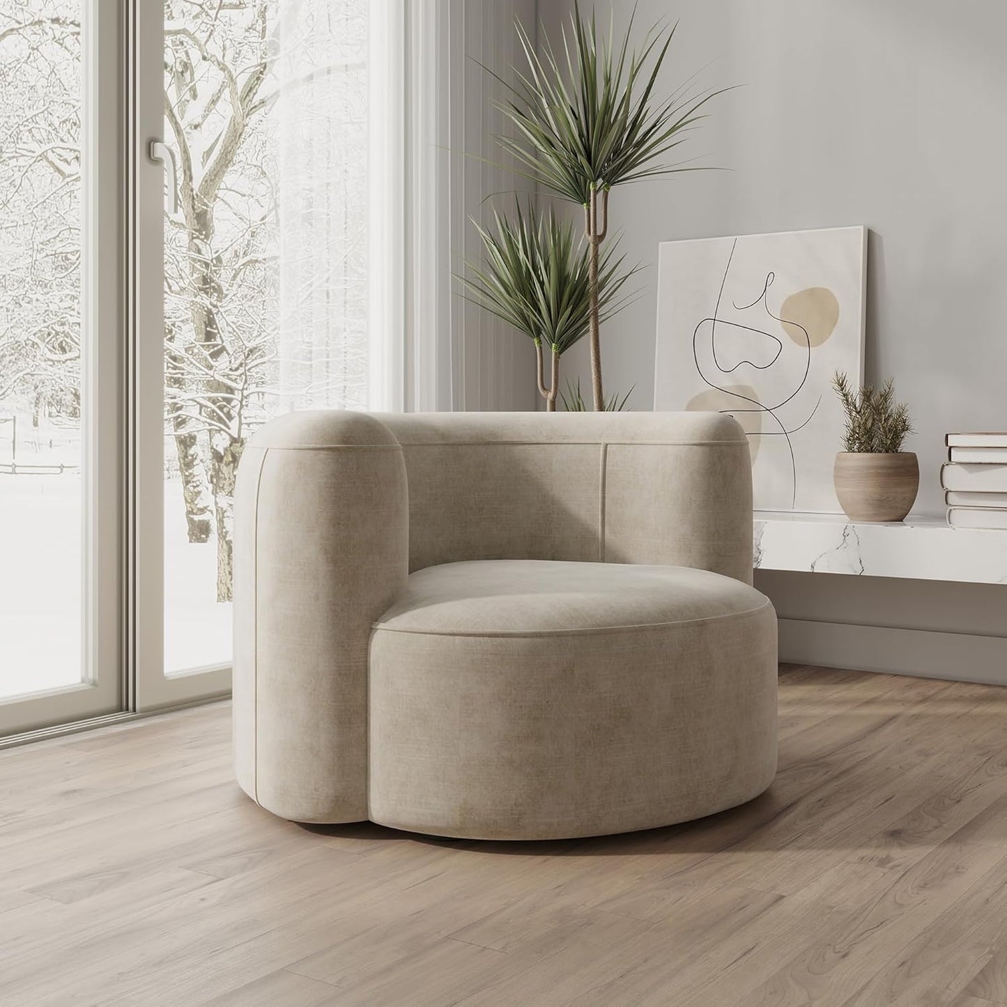 Acanva Velvet Sofa: Luxe Comfort & Style