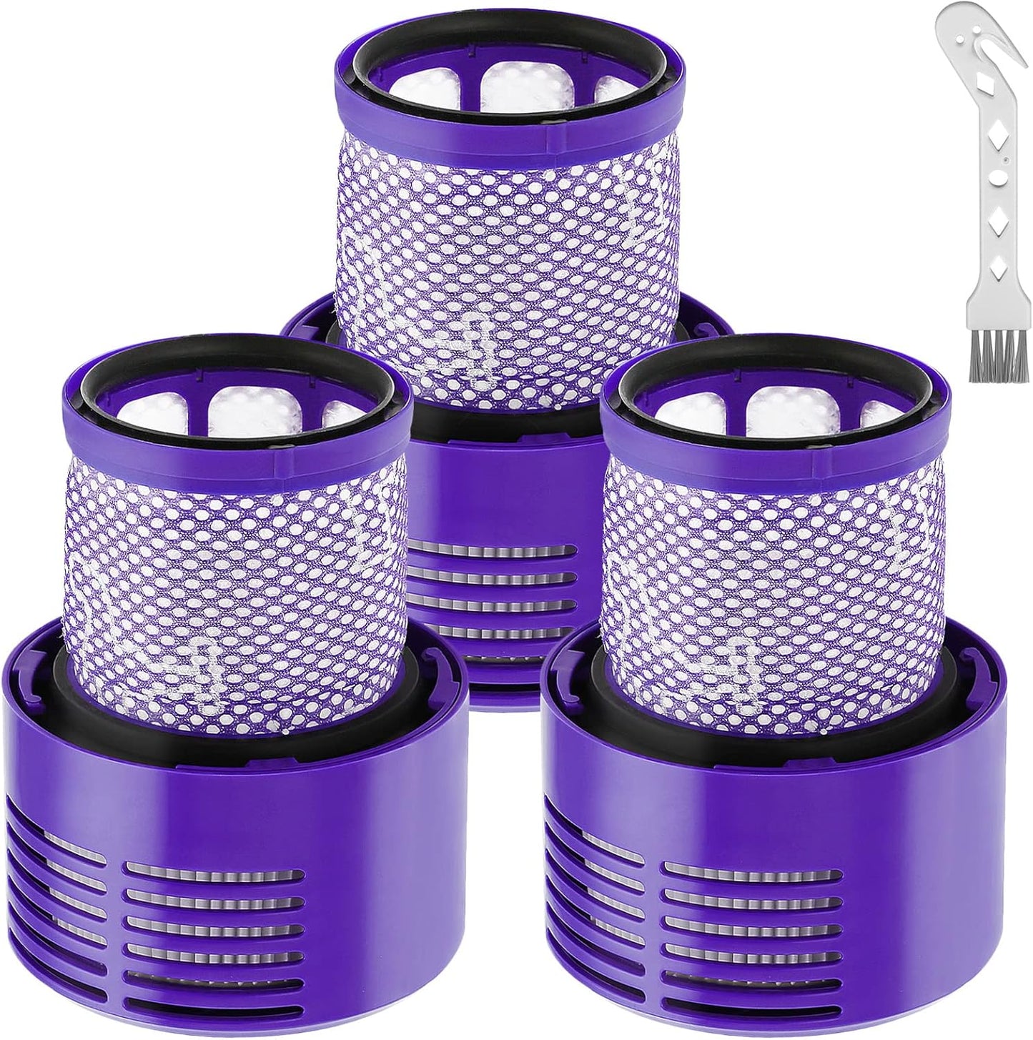 Premium Dyson V10 Filters - 3 Pack Replacement