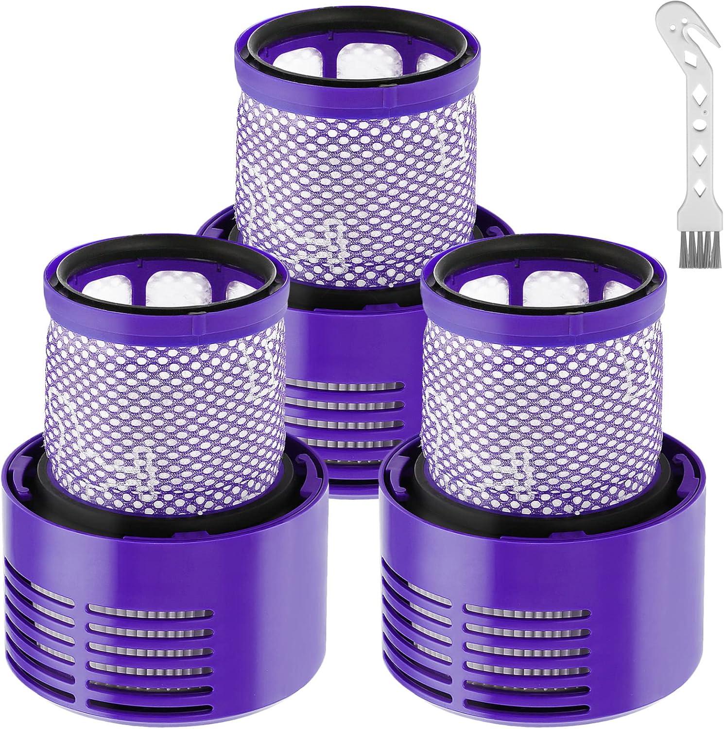 Premium Dyson V10 Filters - 3 Pack Replacement