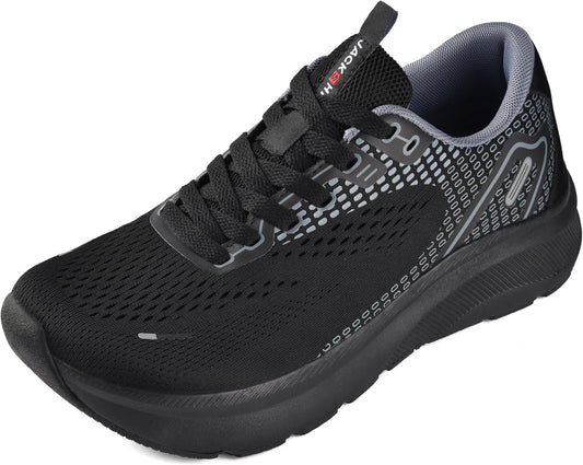 JACKSHIBO Wide Toe Box Shoes for Men with Arch Support